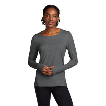 Sport-Tek-Sport-Tek ® Women's Exchange 1.5 Long Sleeve Crew. LST710-MedTech-2