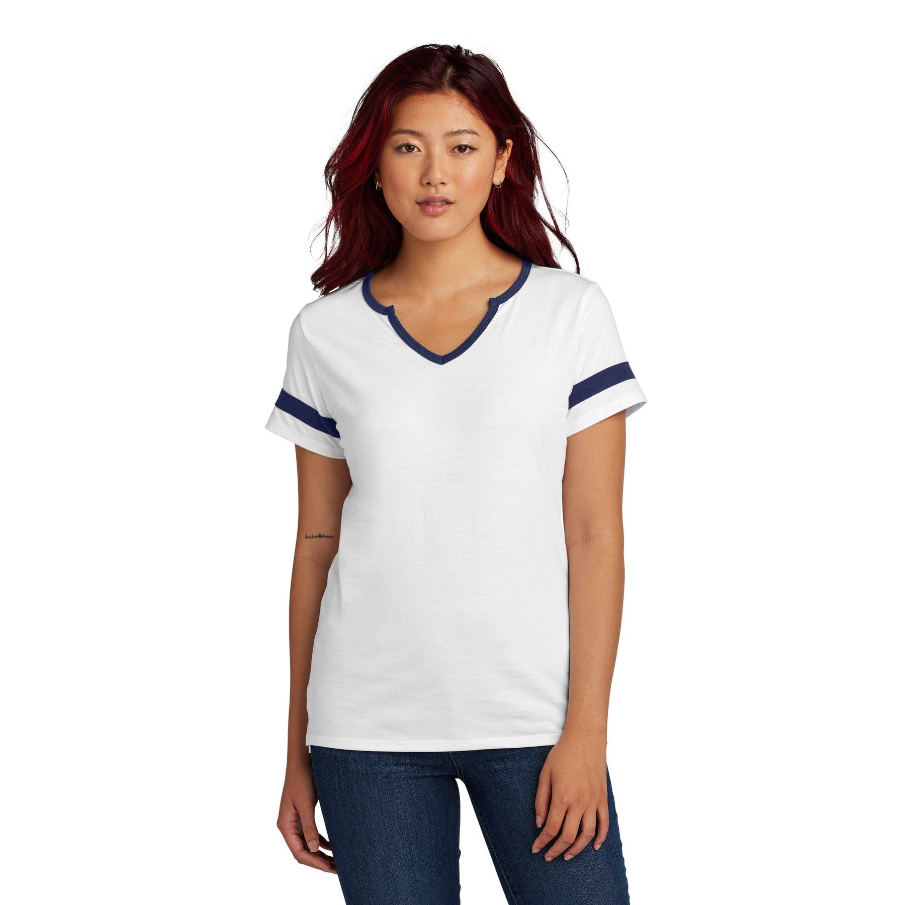 Sport-Tek-Sport-Tek® Women's Halftime Notch Neck Tee LST6041-MedTech-6