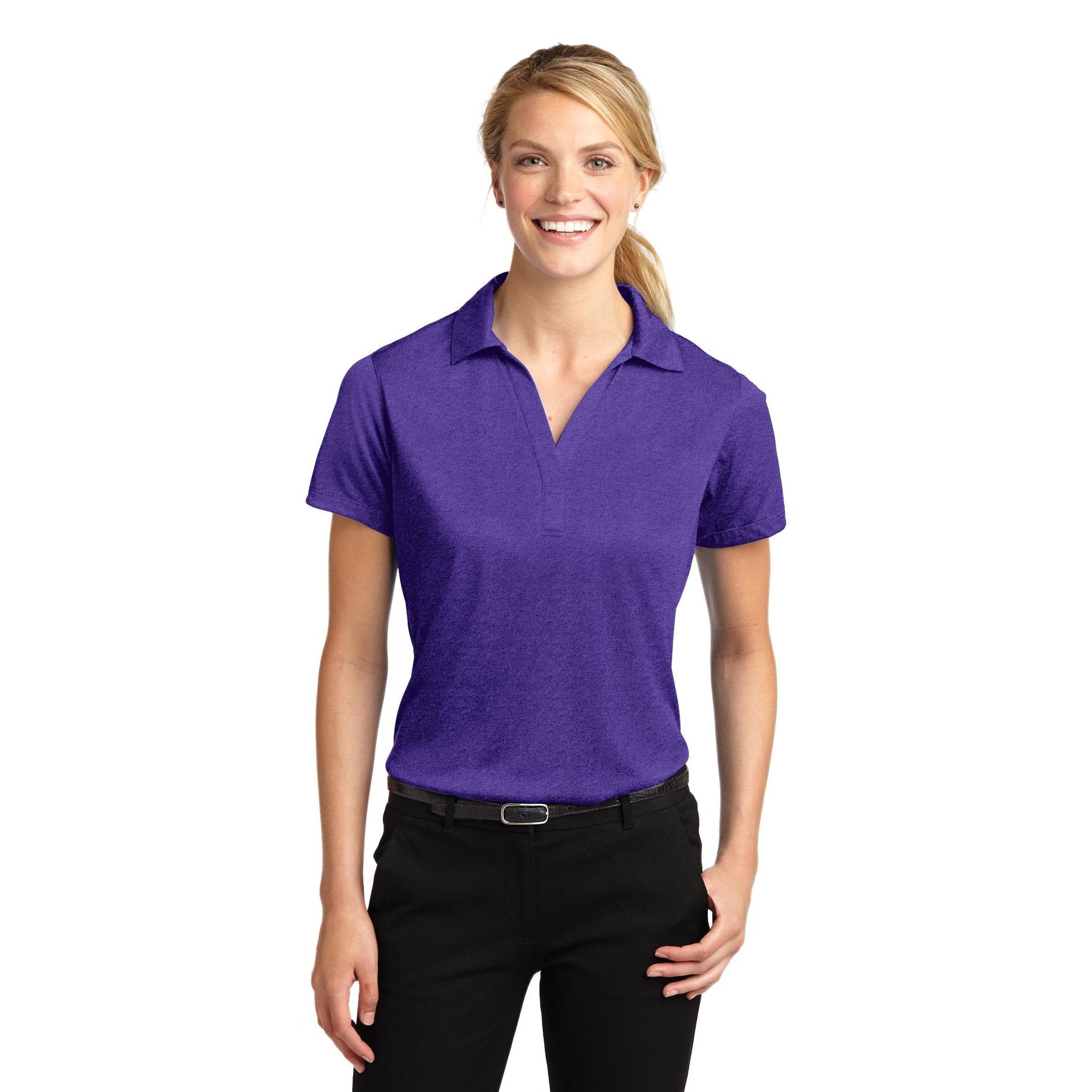Sport-Tek-Sport-Tek® Women's Heather Contender™ Polo. LST660-MedTech-10