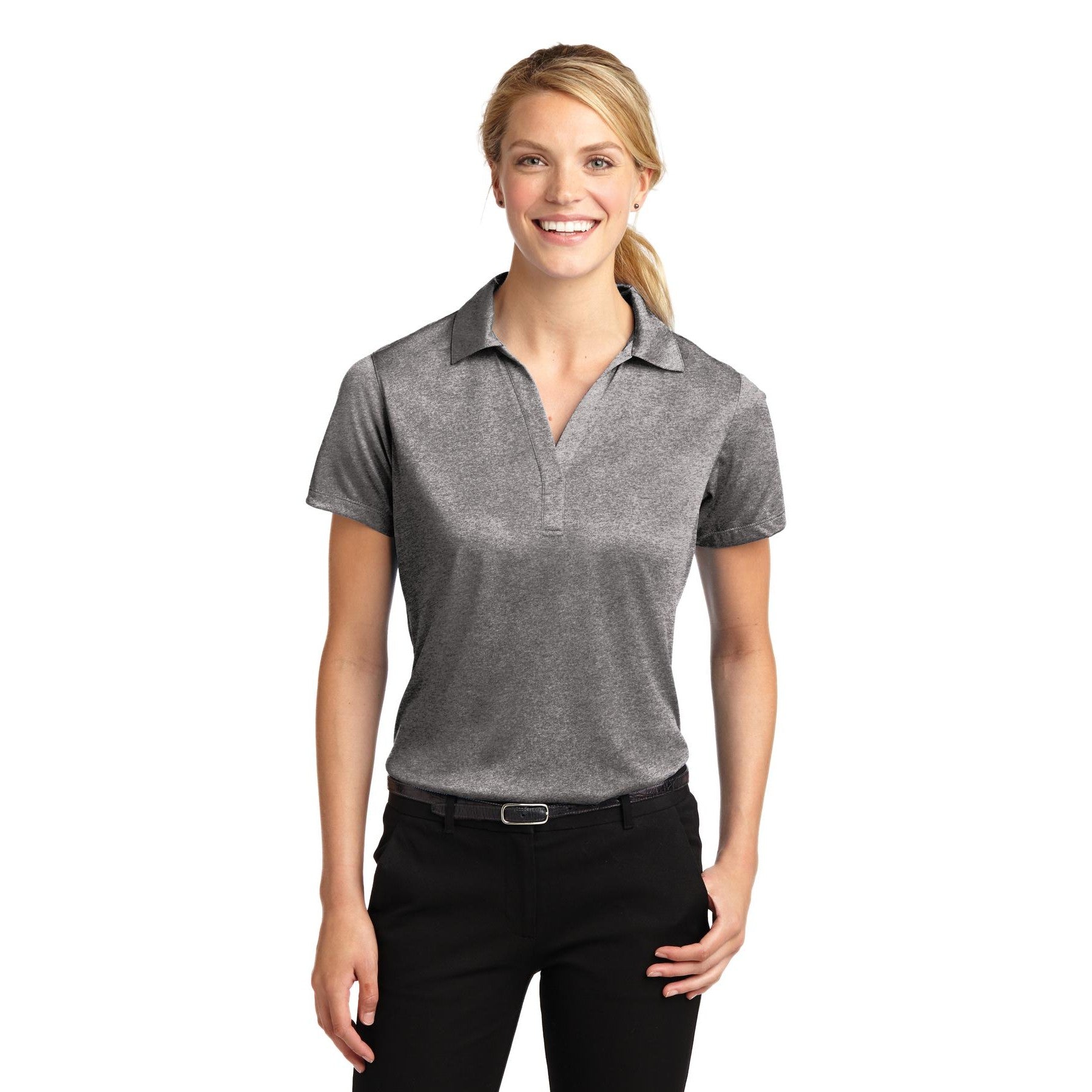 Sport-Tek-Sport-Tek® Women's Heather Contender™ Polo. LST660-MedTech-11