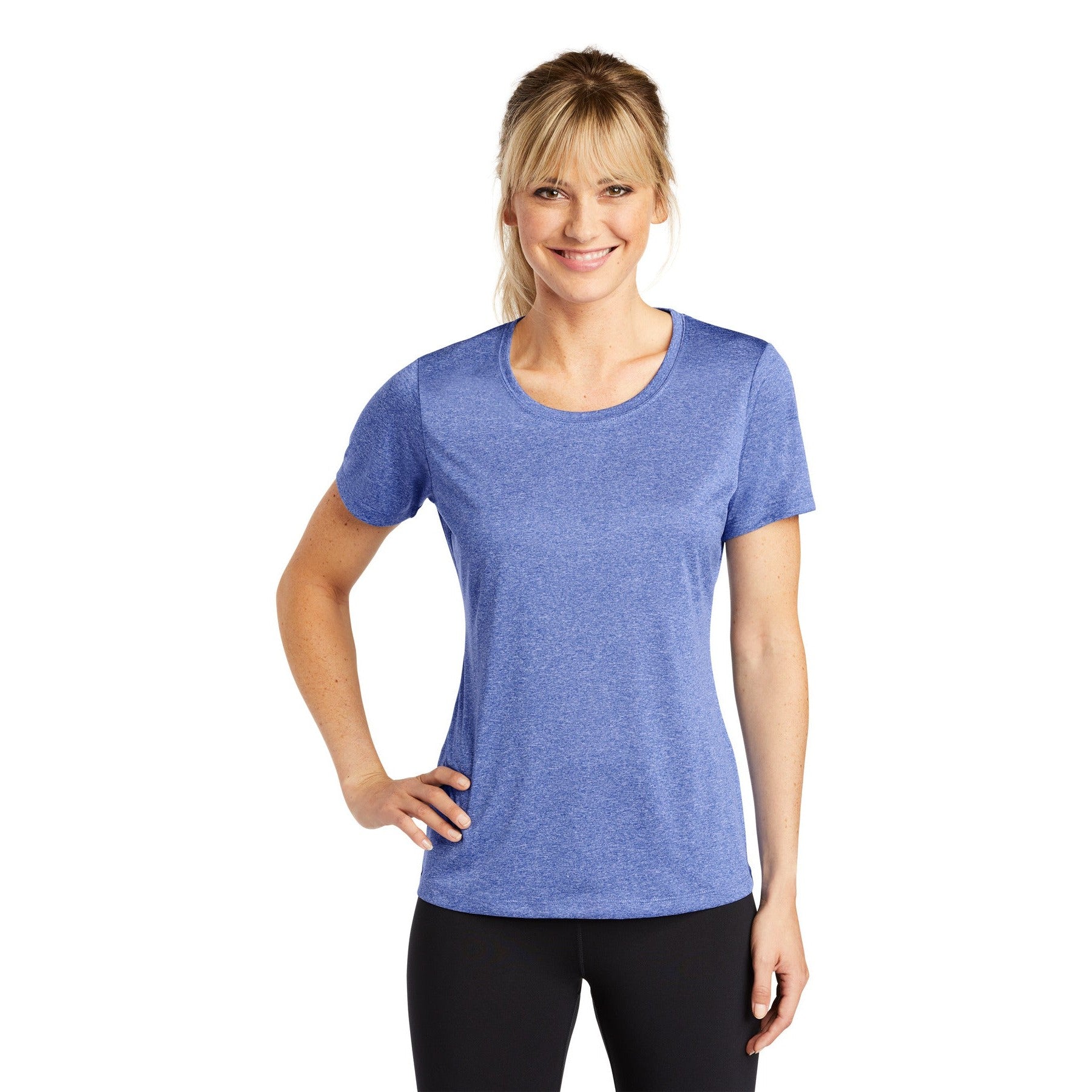 Sport-Tek-Sport-Tek® Women's Heather Contender™ Scoop Neck Tee. LST360-MedTech-7
