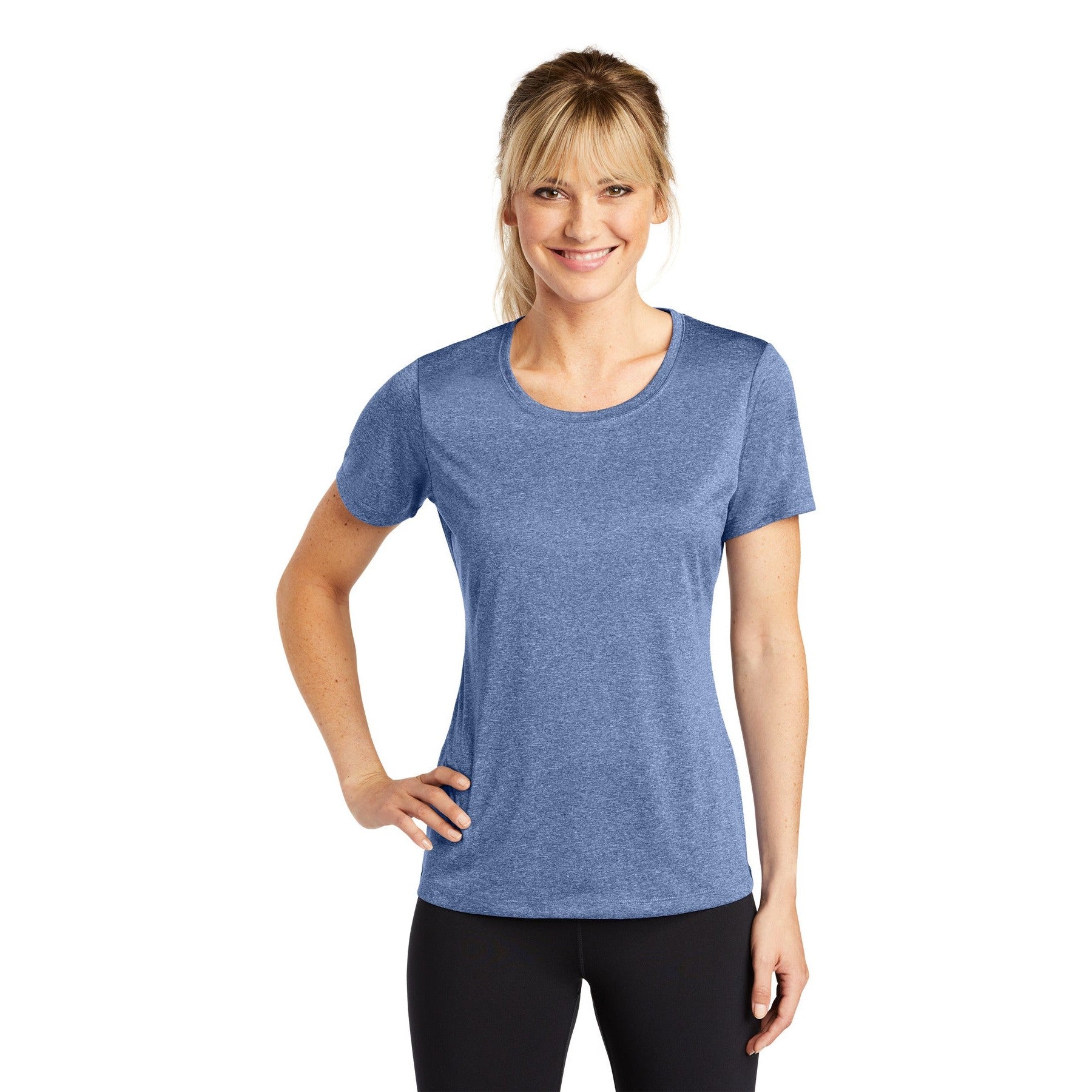Sport-Tek-Sport-Tek® Women's Heather Contender™ Scoop Neck Tee. LST360-MedTech-6