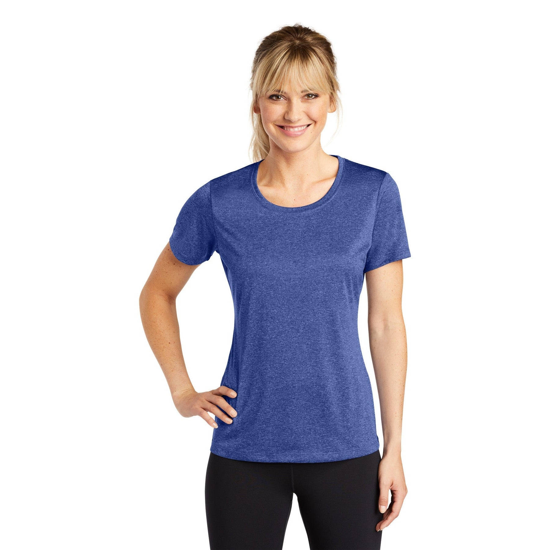 Sport-Tek-Sport-Tek® Women's Heather Contender™ Scoop Neck Tee. LST360-MedTech-2