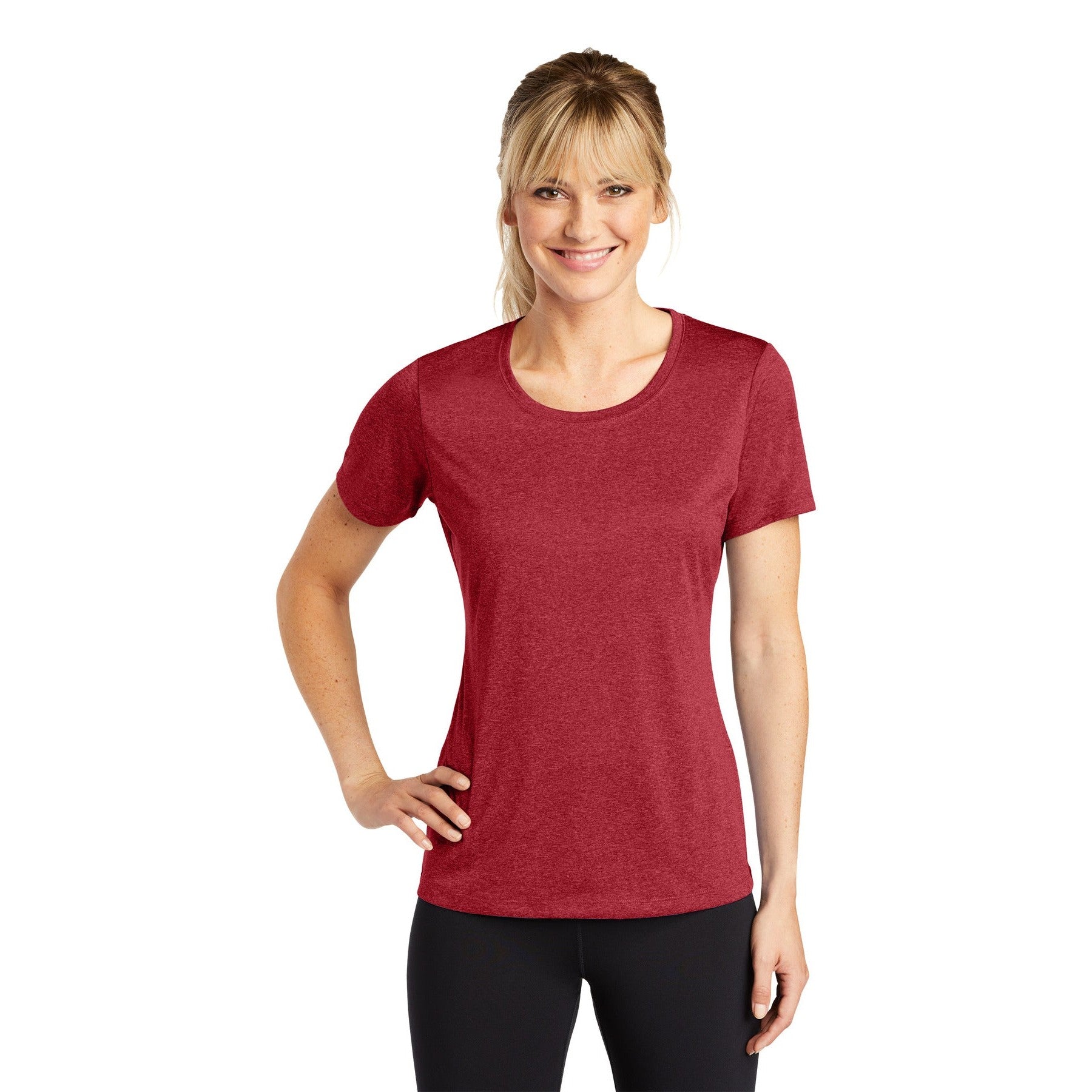 Sport-Tek-Sport-Tek® Women's Heather Contender™ Scoop Neck Tee. LST360-MedTech-5