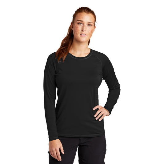 Sport-Tek-Sport-Tek ® Women's Long Sleeve Rashguard Tee. LST470LS-MedTech-1