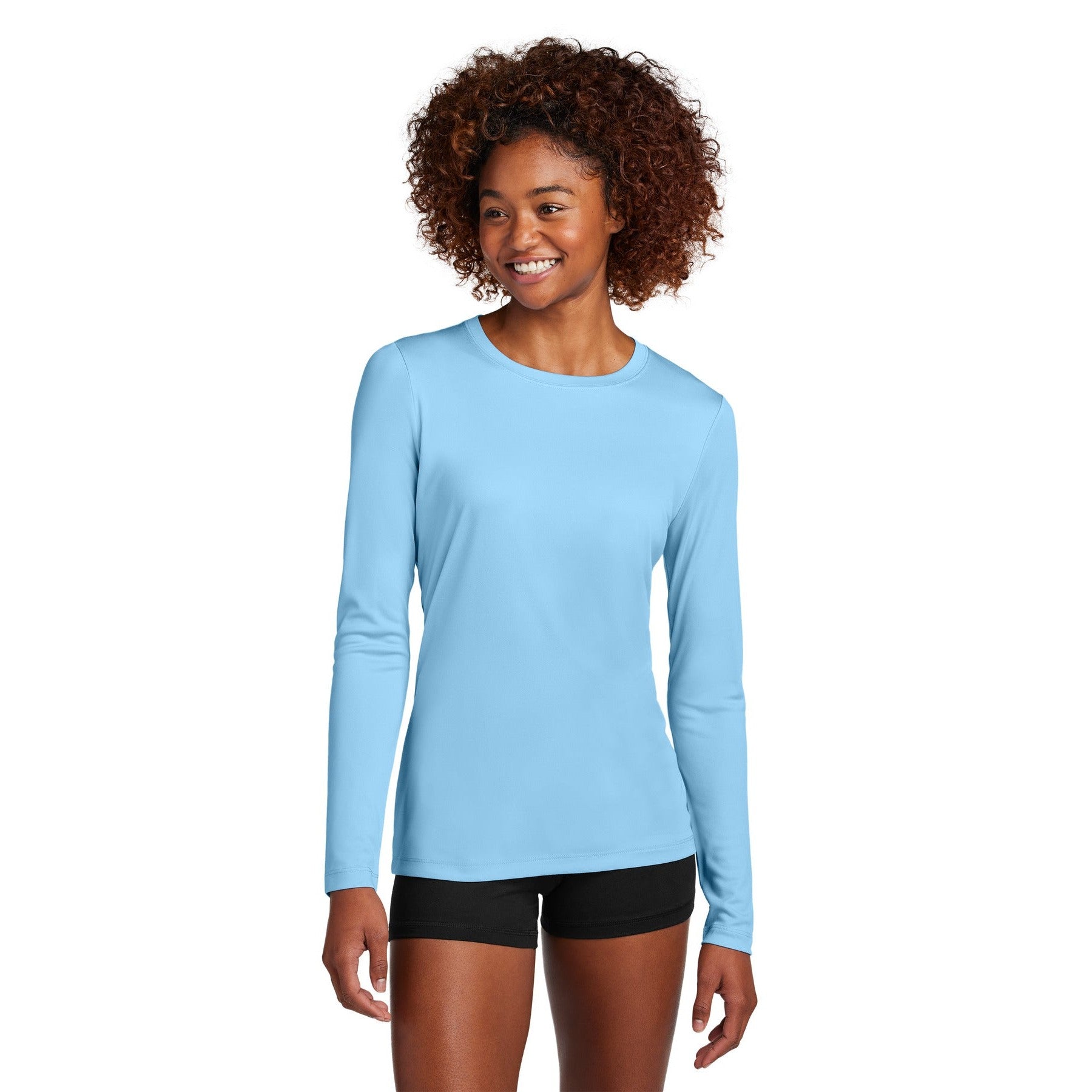 Sport-Tek-Sport-Tek® Women's Posi-UV® Pro Long Sleeve LST420LS-MedTech-4
