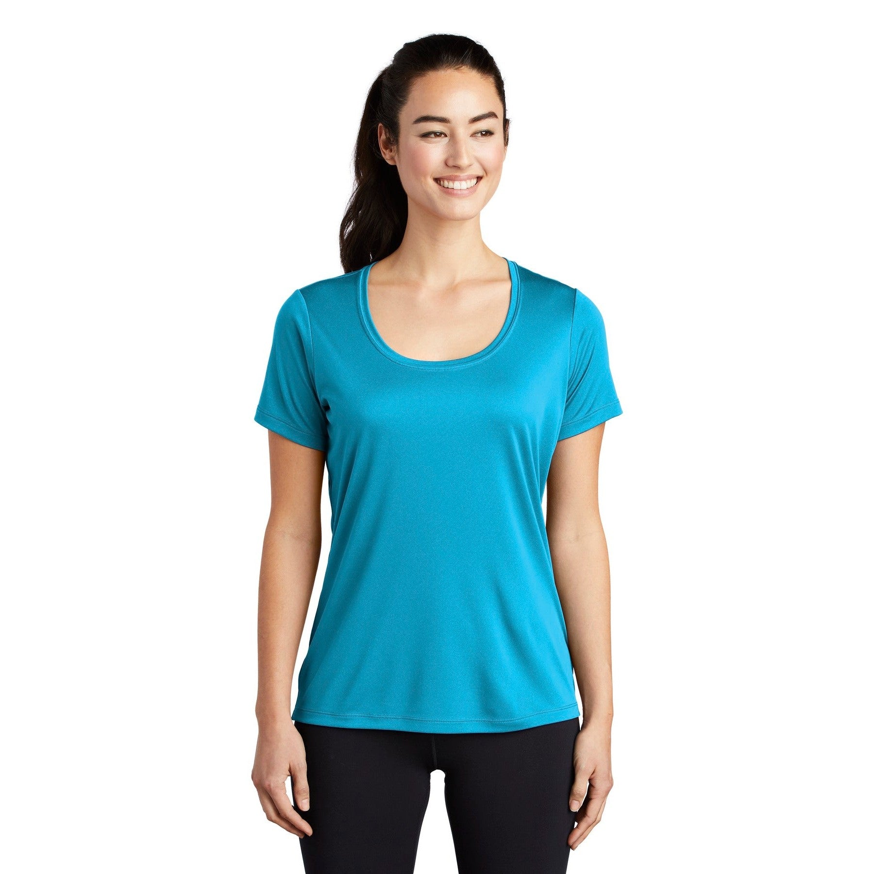 Sport-Tek-Sport-Tek ® Women's Posi-UV® Pro Scoop Neck Tee. LST420-MedTech-5
