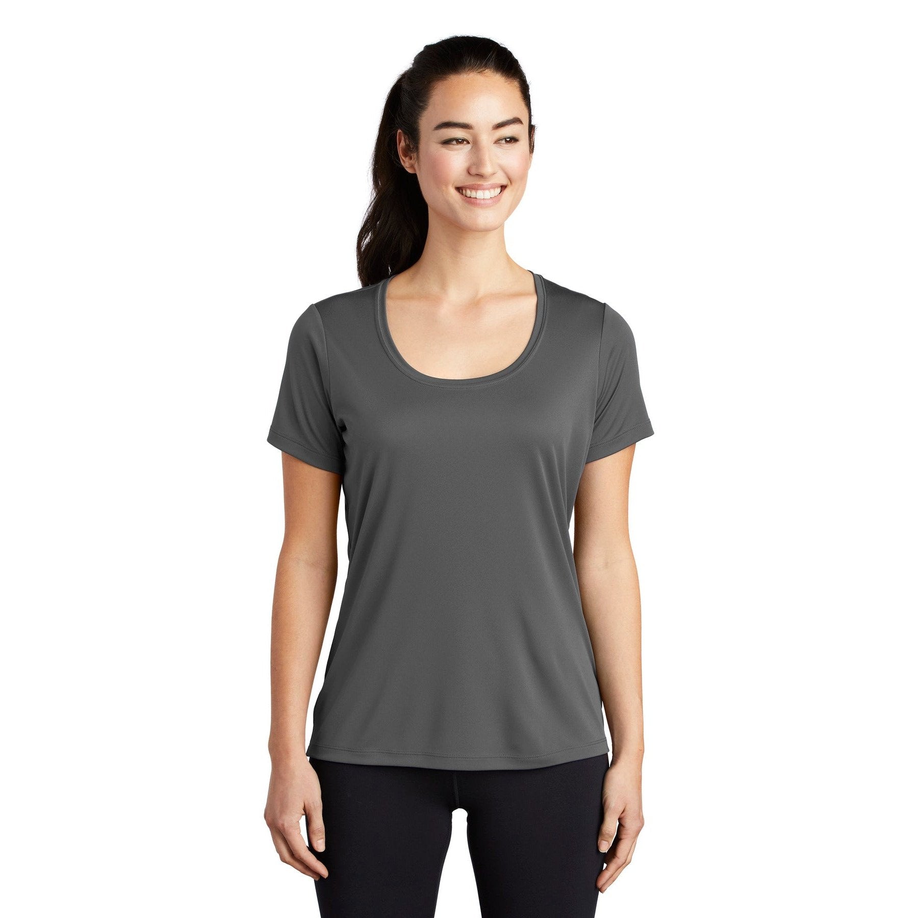 Sport-Tek-Sport-Tek ® Women's Posi-UV® Pro Scoop Neck Tee. LST420-MedTech-3