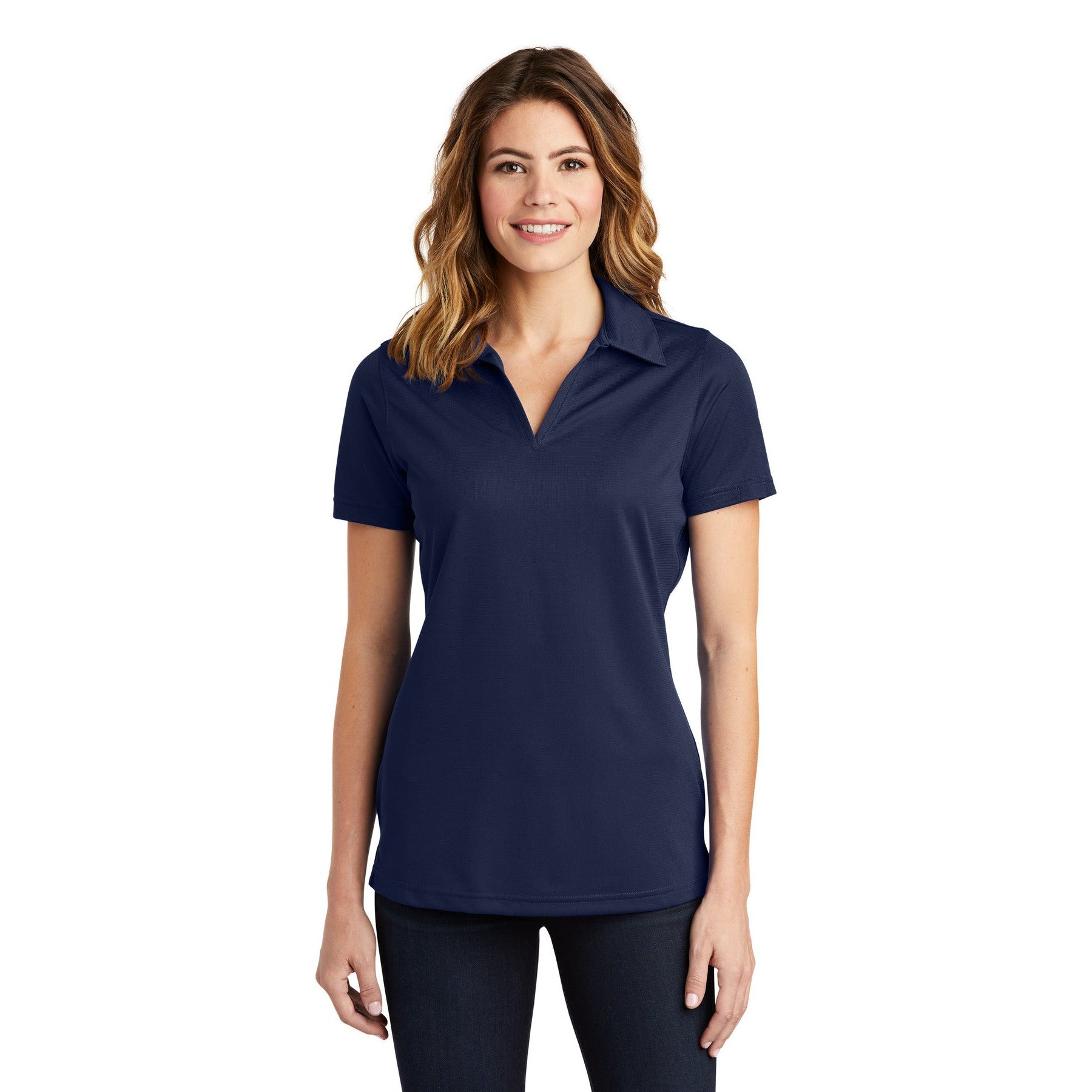 Sport-Tek-Sport-Tek® Women's PosiCharge® Active Textured Polo. LST690-MedTech-5