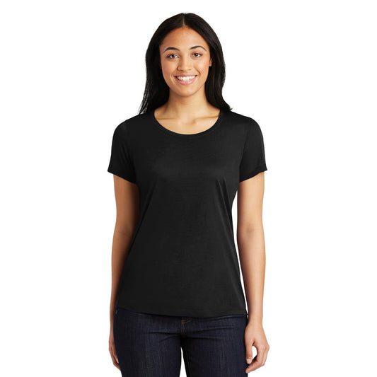 Sport-Tek-Sport-Tek® Women's PosiCharge® Competitor™ Cotton Touch™ Scoop Neck Tee. LST450-MedTech-1