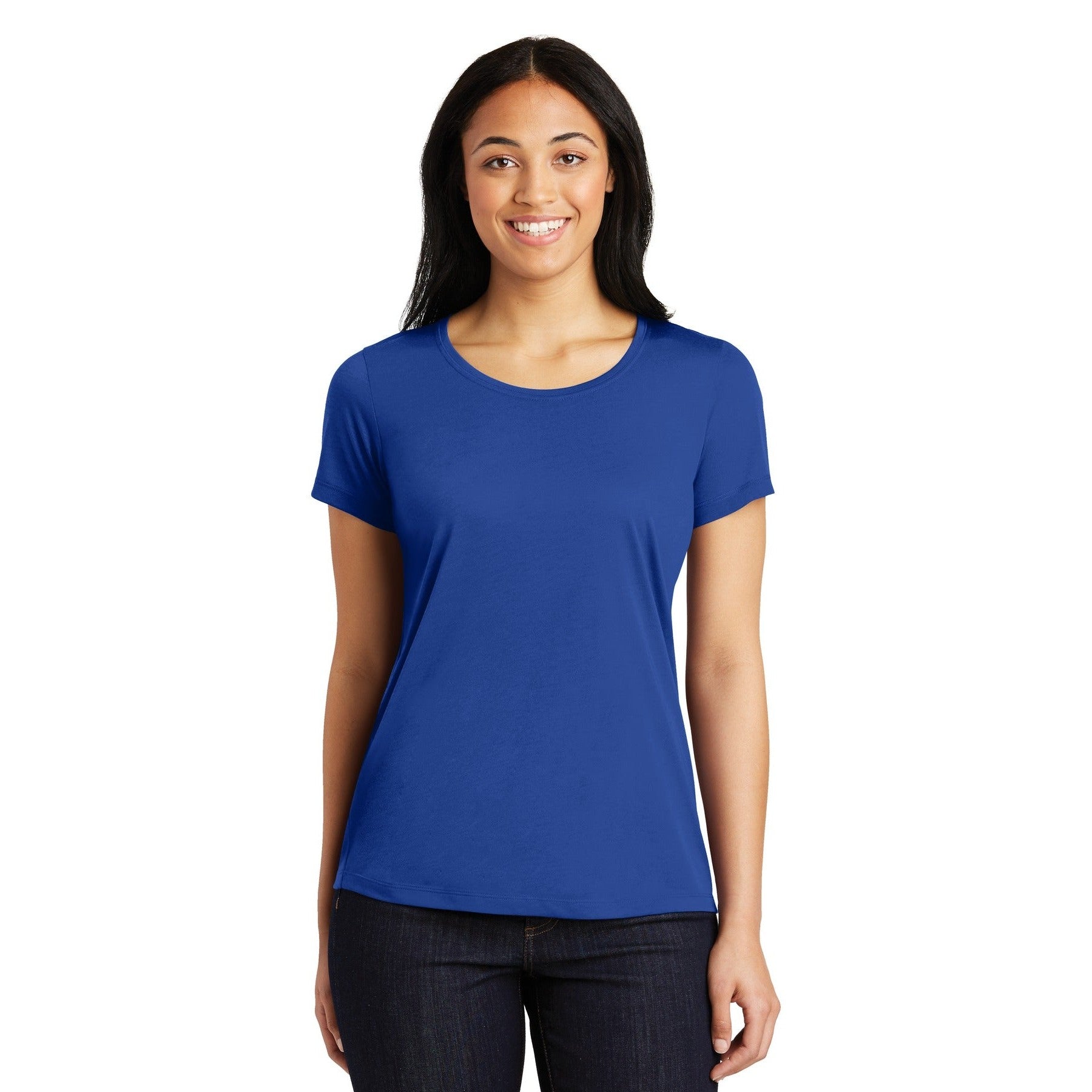Sport-Tek-Sport-Tek® Women's PosiCharge® Competitor™ Cotton Touch™ Scoop Neck Tee. LST450-MedTech-9