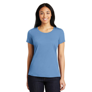 Sport-Tek-Sport-Tek® Women's PosiCharge® Competitor™ Cotton Touch™ Scoop Neck Tee. LST450-MedTech-2