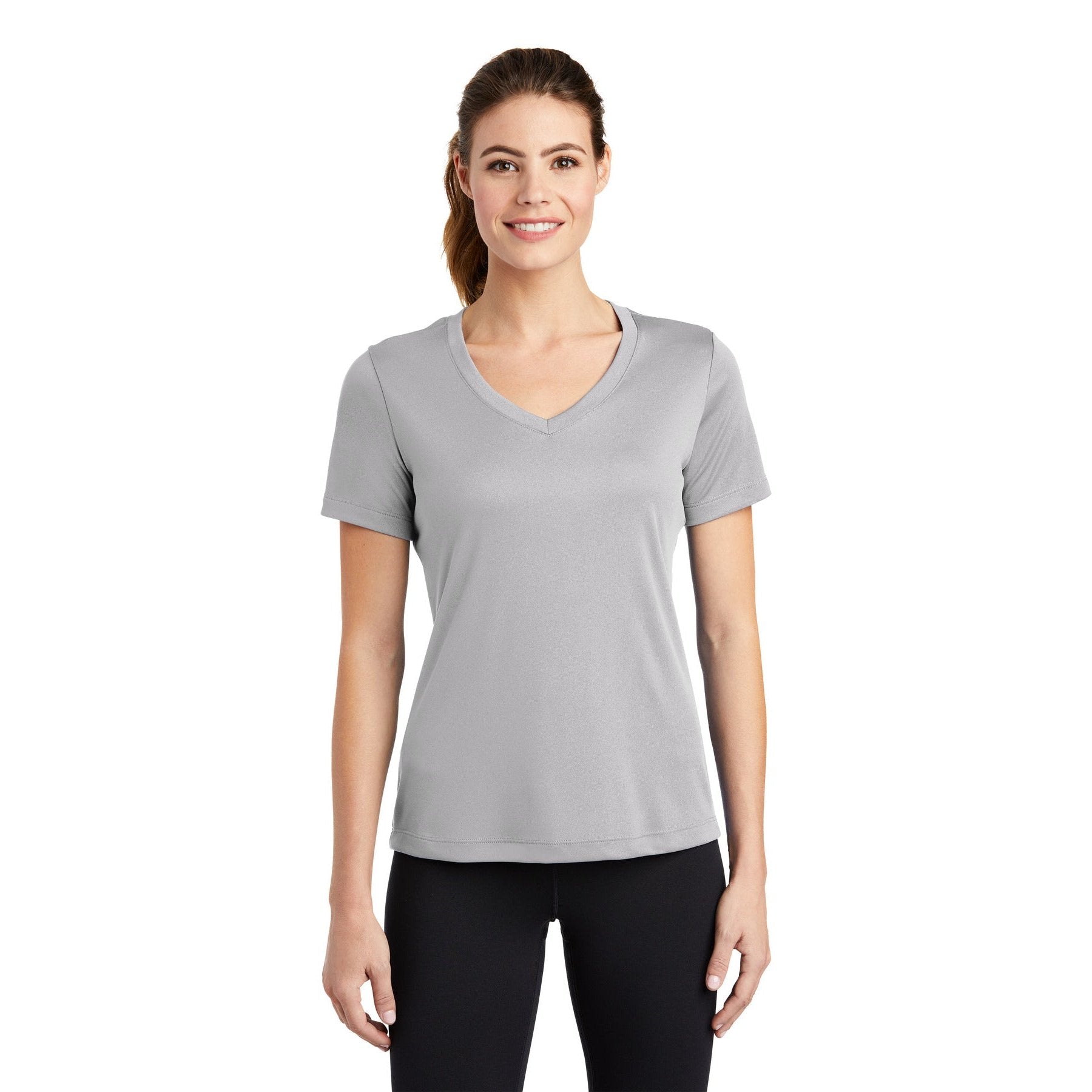 Sport-Tek-Sport-Tek® Women's PosiCharge® Competitor™ V-Neck Tee. LST353-MedTech-11