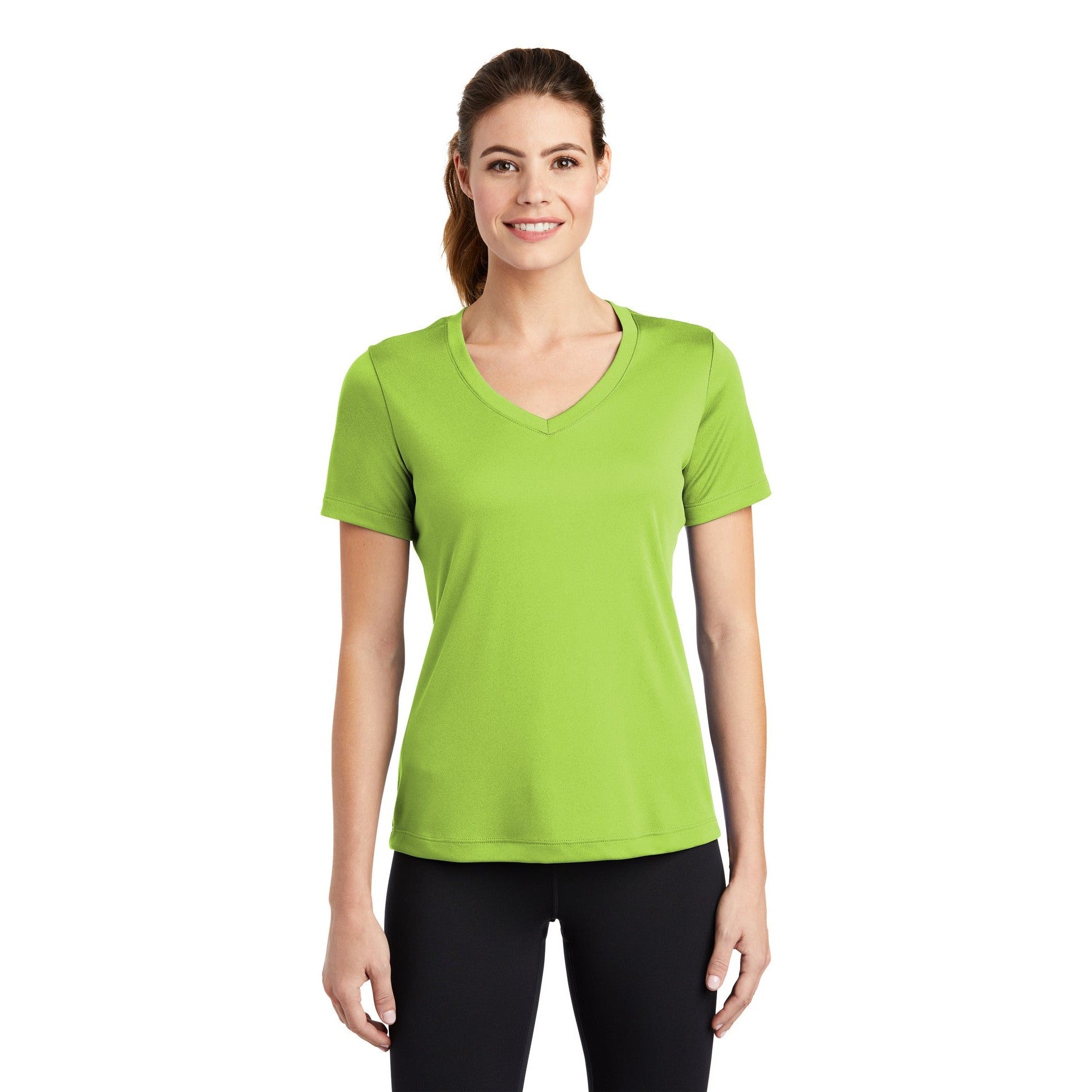 Sport-Tek-Sport-Tek® Women's PosiCharge® Competitor™ V-Neck Tee. LST353-MedTech-7
