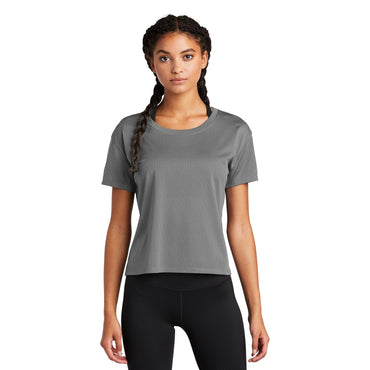 Sport-Tek-Sport-Tek ® Women's PosiCharge ® Draft Crop Tee. LST411-MedTech-2