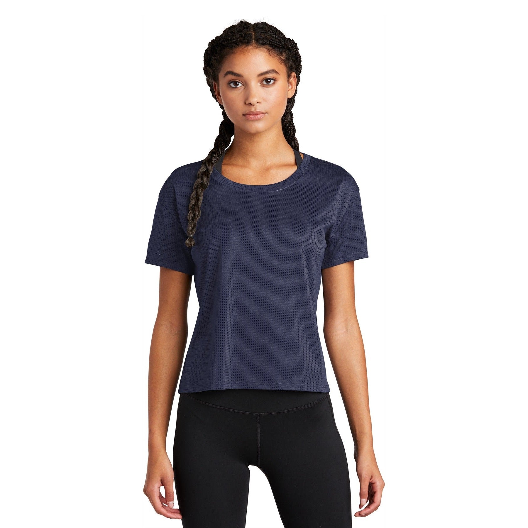 Sport-Tek-Sport-Tek ® Women's PosiCharge ® Draft Crop Tee. LST411-MedTech-3