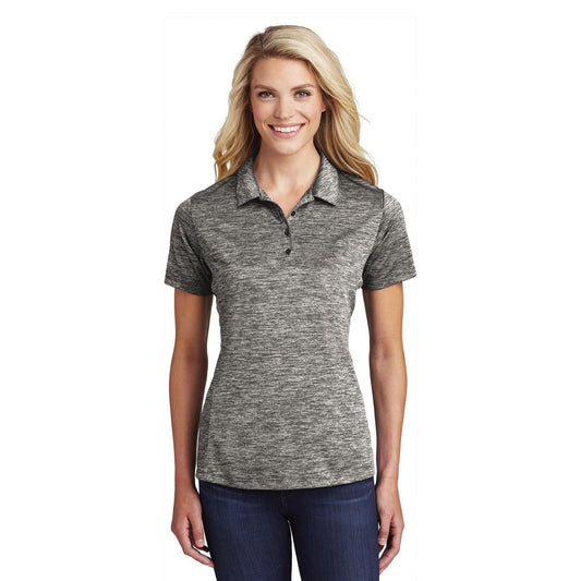 Sport-Tek-Sport-Tek ® Women's PosiCharge ® Electric Heather Polo. LST590-MedTech-1