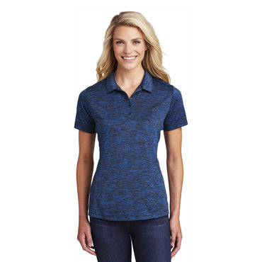 Sport-Tek-Sport-Tek ® Women's PosiCharge ® Electric Heather Polo. LST590-MedTech-2