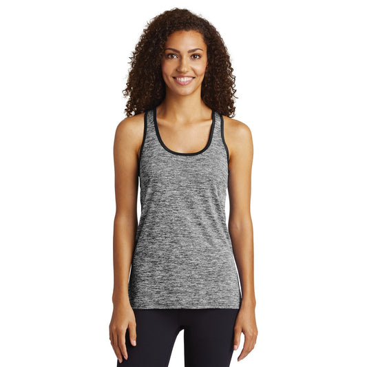 Sport-Tek-Sport-Tek ® Women's PosiCharge ® Electric Heather Racerback Tank. LST396-MedTech-1