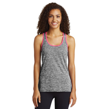 Sport-Tek-Sport-Tek ® Women's PosiCharge ® Electric Heather Racerback Tank. LST396-MedTech-2