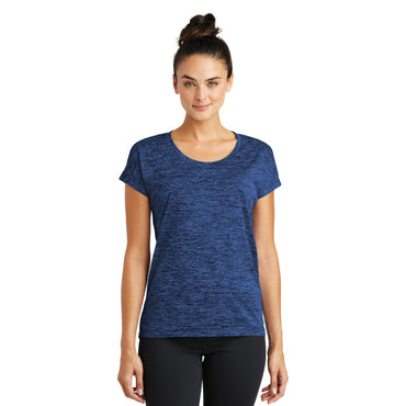 Sport-Tek-Sport-Tek® Women's PosiCharge® Electric Heather Sporty Tee. LST390-MedTech-2