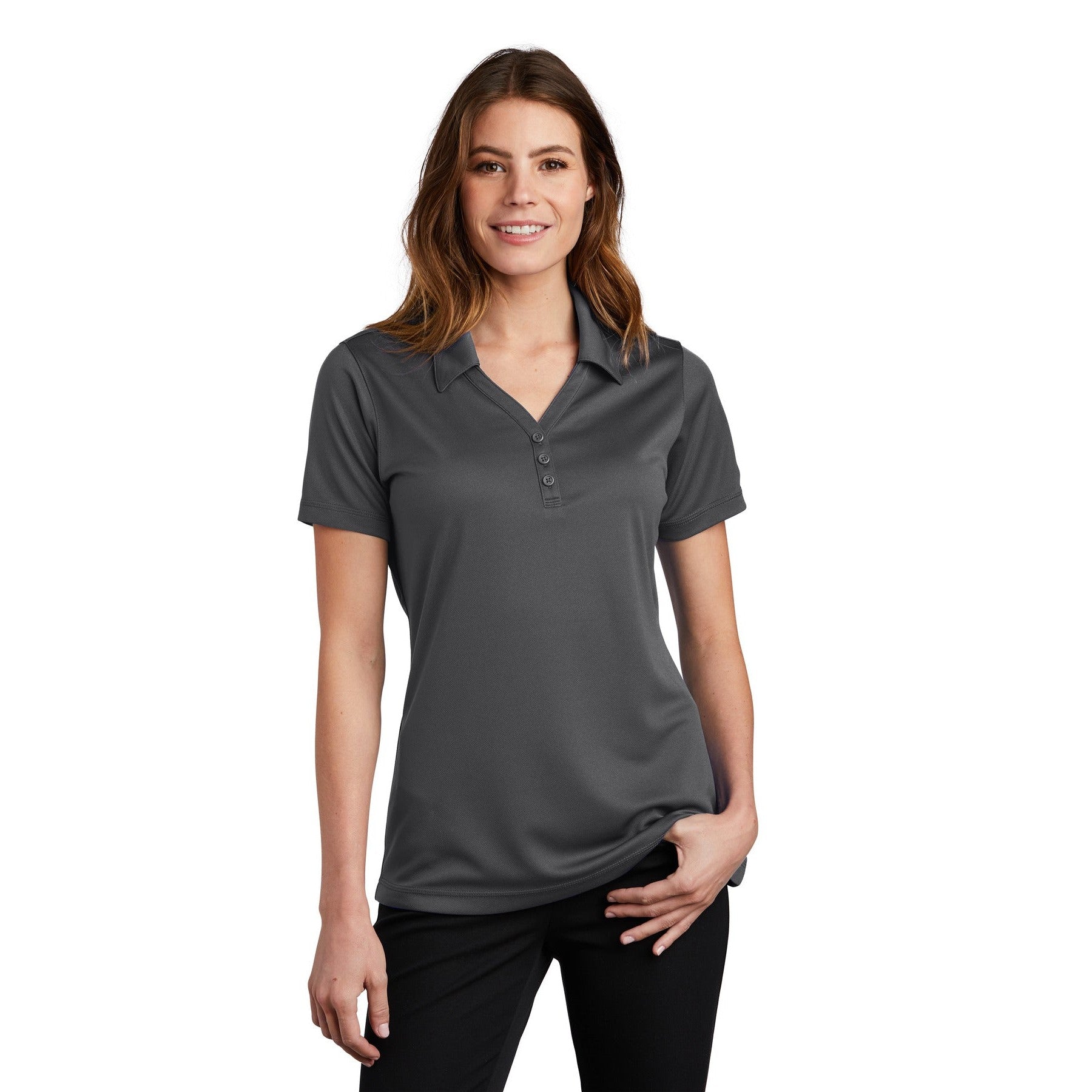 Sport-Tek-Sport-Tek® Women's PosiCharge® Micro-Mesh Polo. LST680-MedTech-4
