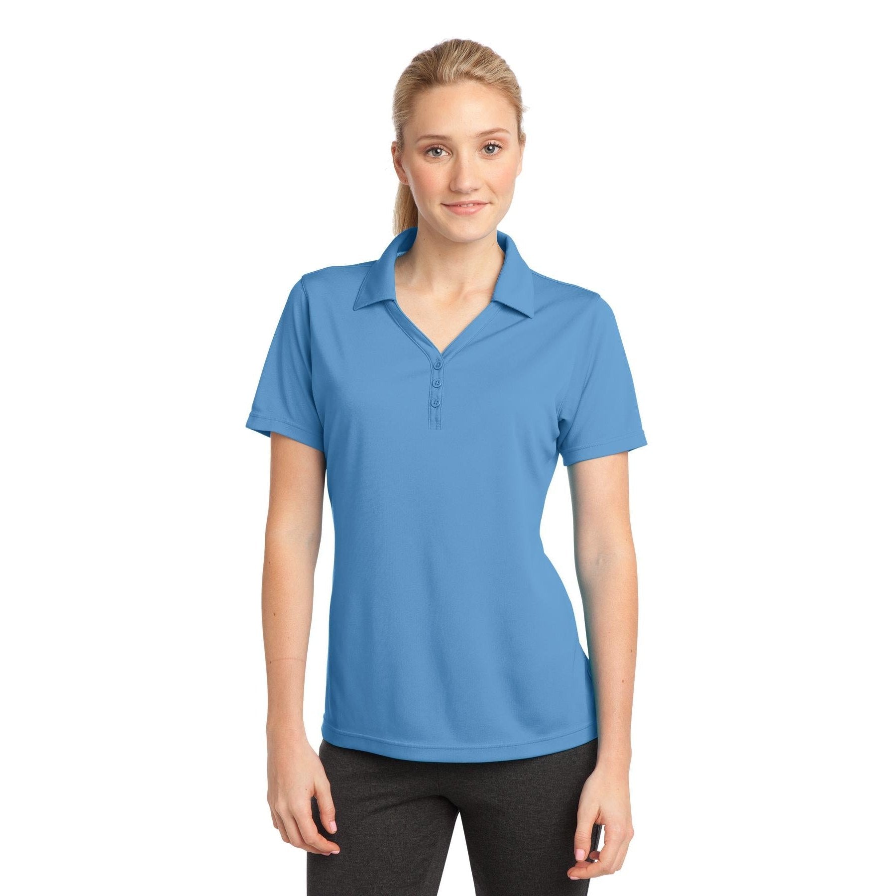 Sport-Tek-Sport-Tek® Women's PosiCharge® Micro-Mesh Polo. LST680-MedTech-3