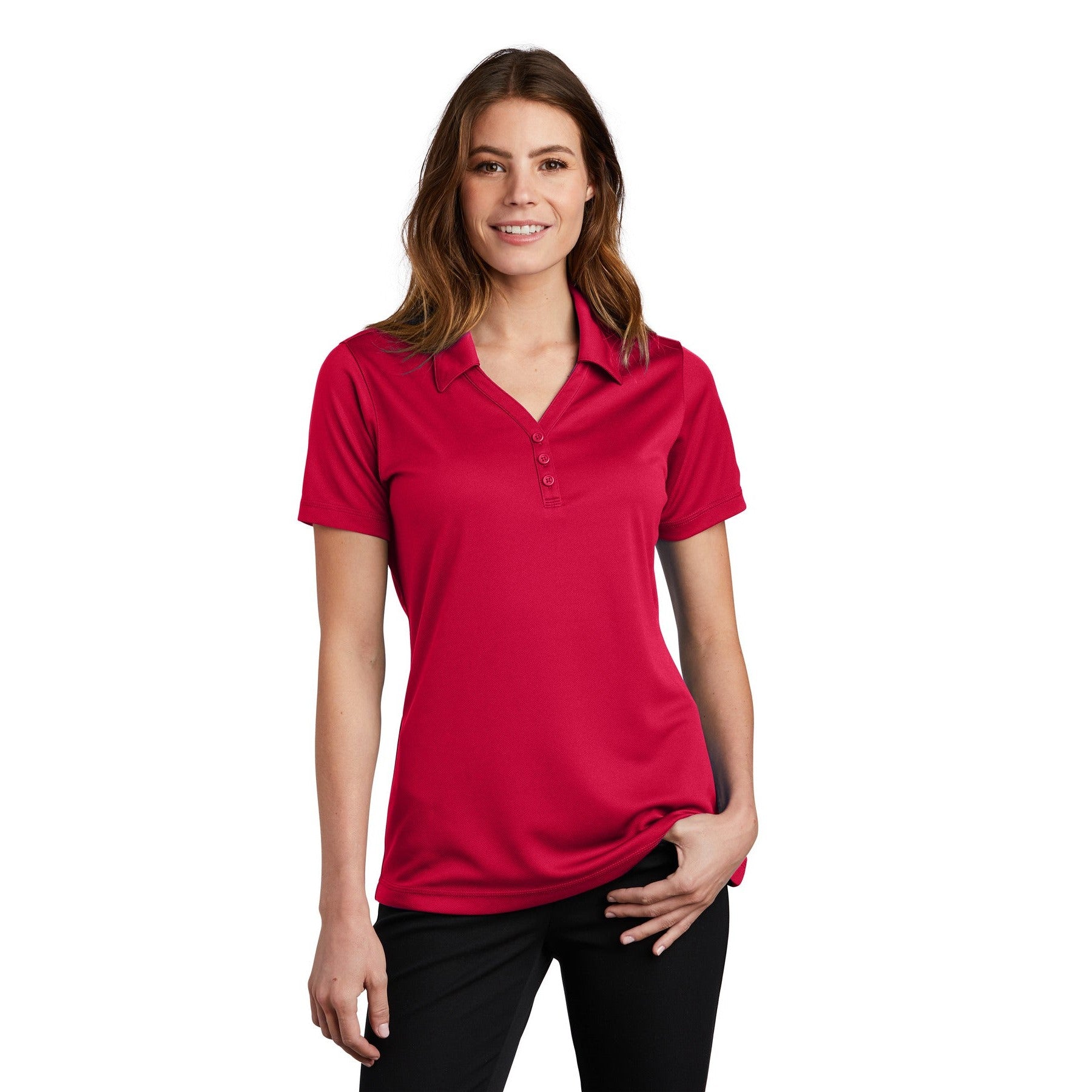 Sport-Tek-Sport-Tek® Women's PosiCharge® Micro-Mesh Polo. LST680-MedTech-7