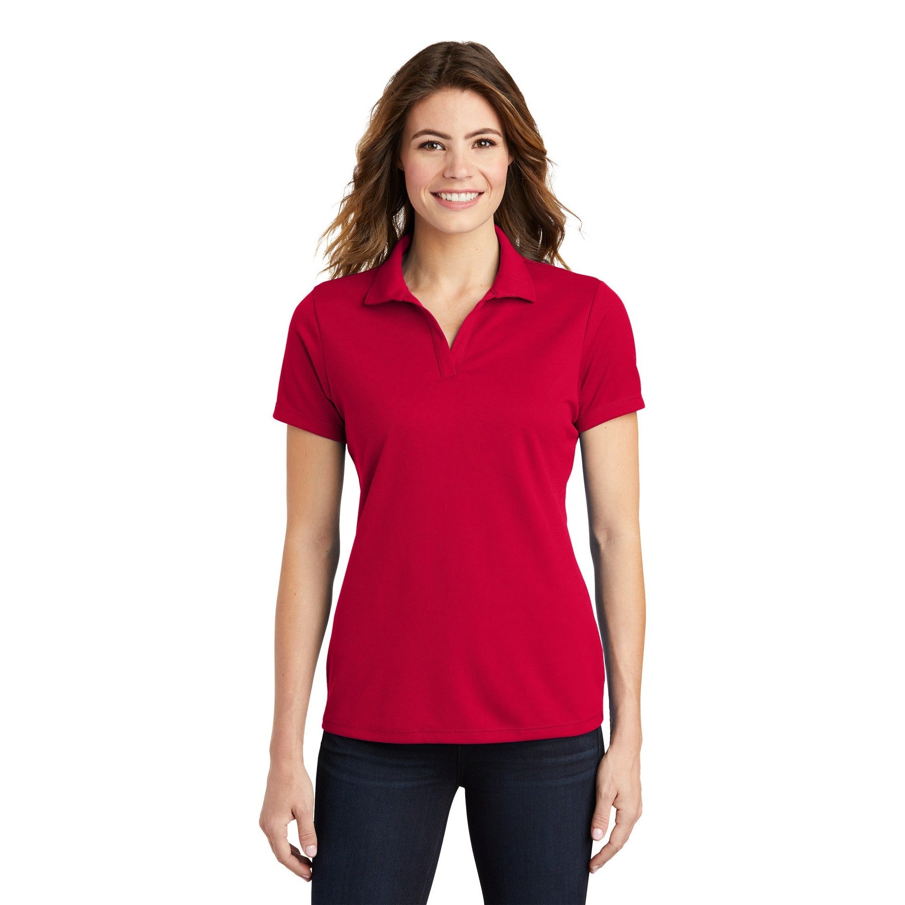 Sport-Tek-Sport-Tek® Women's PosiCharge® RacerMesh® Polo. LST640-MedTech-7