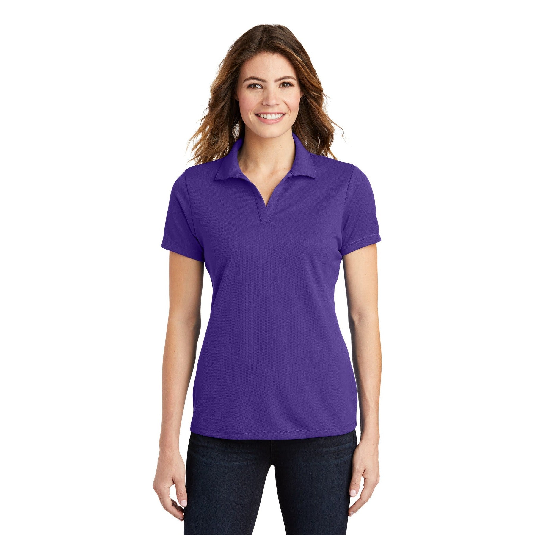 Sport-Tek-Sport-Tek® Women's PosiCharge® RacerMesh® Polo. LST640-MedTech-14