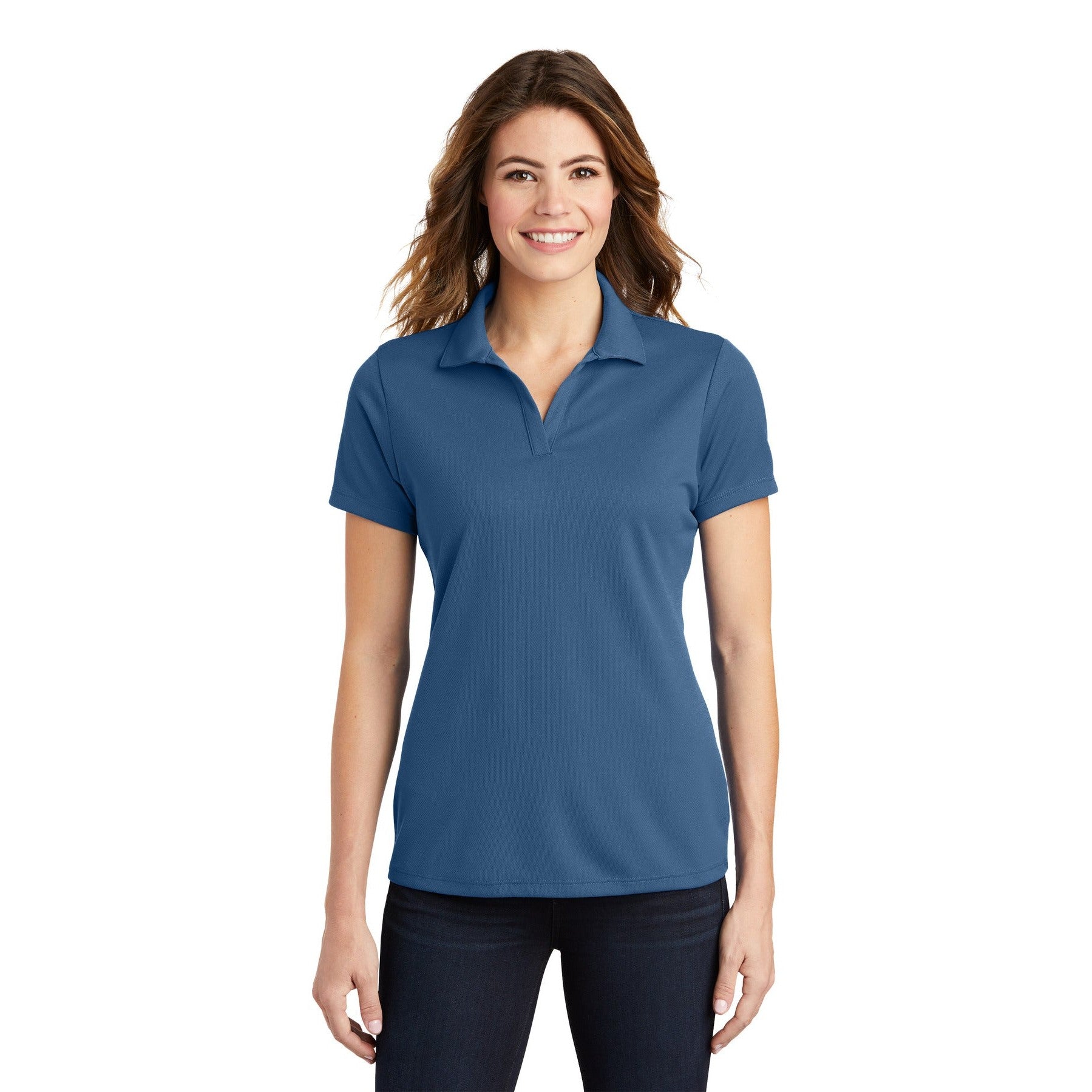 Sport-Tek-Sport-Tek® Women's PosiCharge® RacerMesh® Polo. LST640-MedTech-5