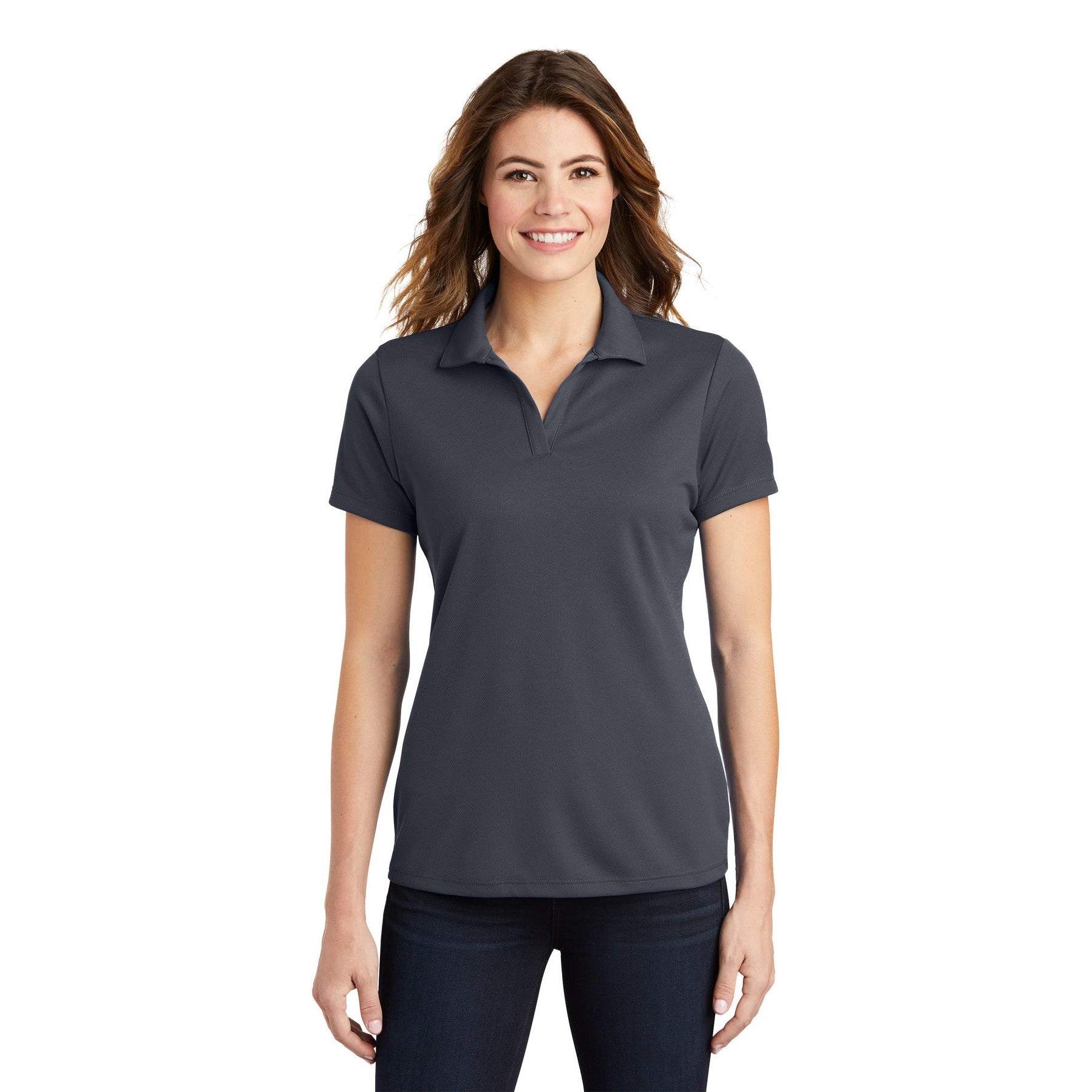 Sport-Tek-Sport-Tek® Women's PosiCharge® RacerMesh® Polo. LST640-MedTech-9