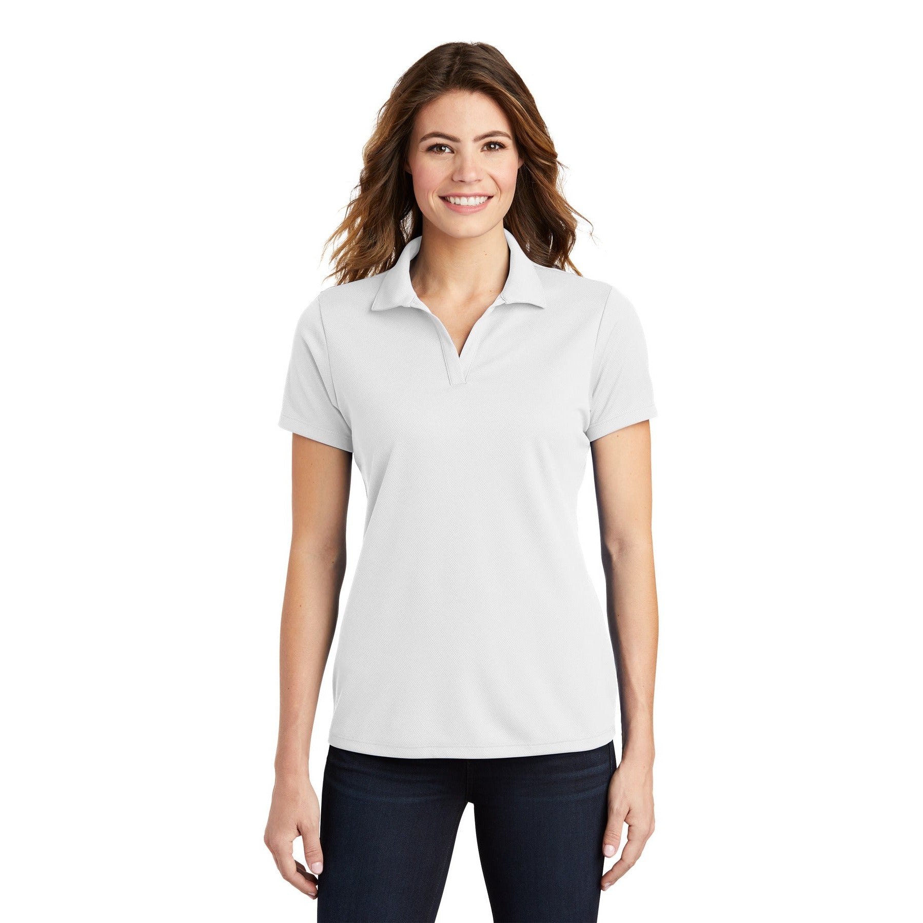 Sport-Tek-Sport-Tek® Women's PosiCharge® RacerMesh® Polo. LST640-MedTech-19