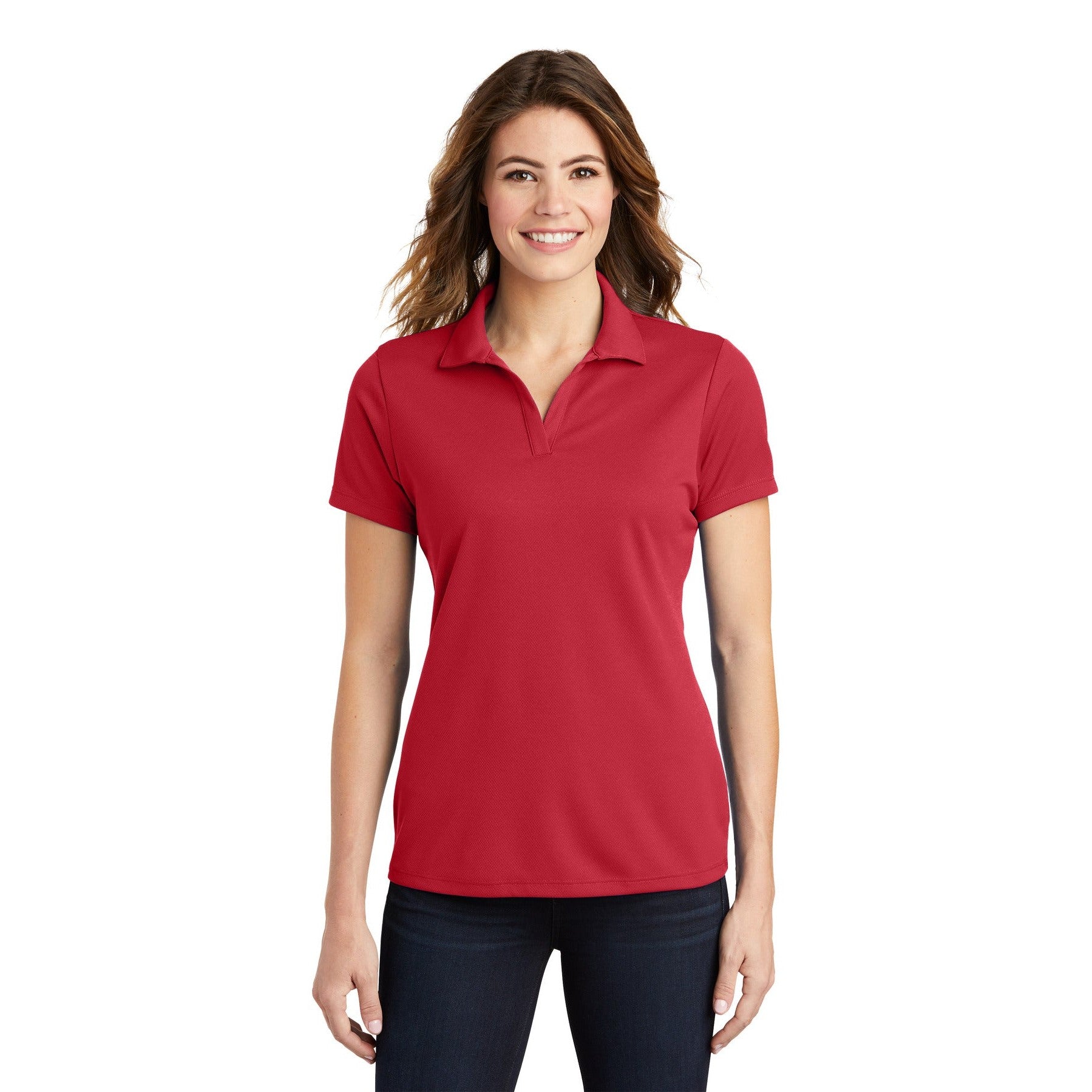 Sport-Tek-Sport-Tek® Women's PosiCharge® RacerMesh® Polo. LST640-MedTech-17
