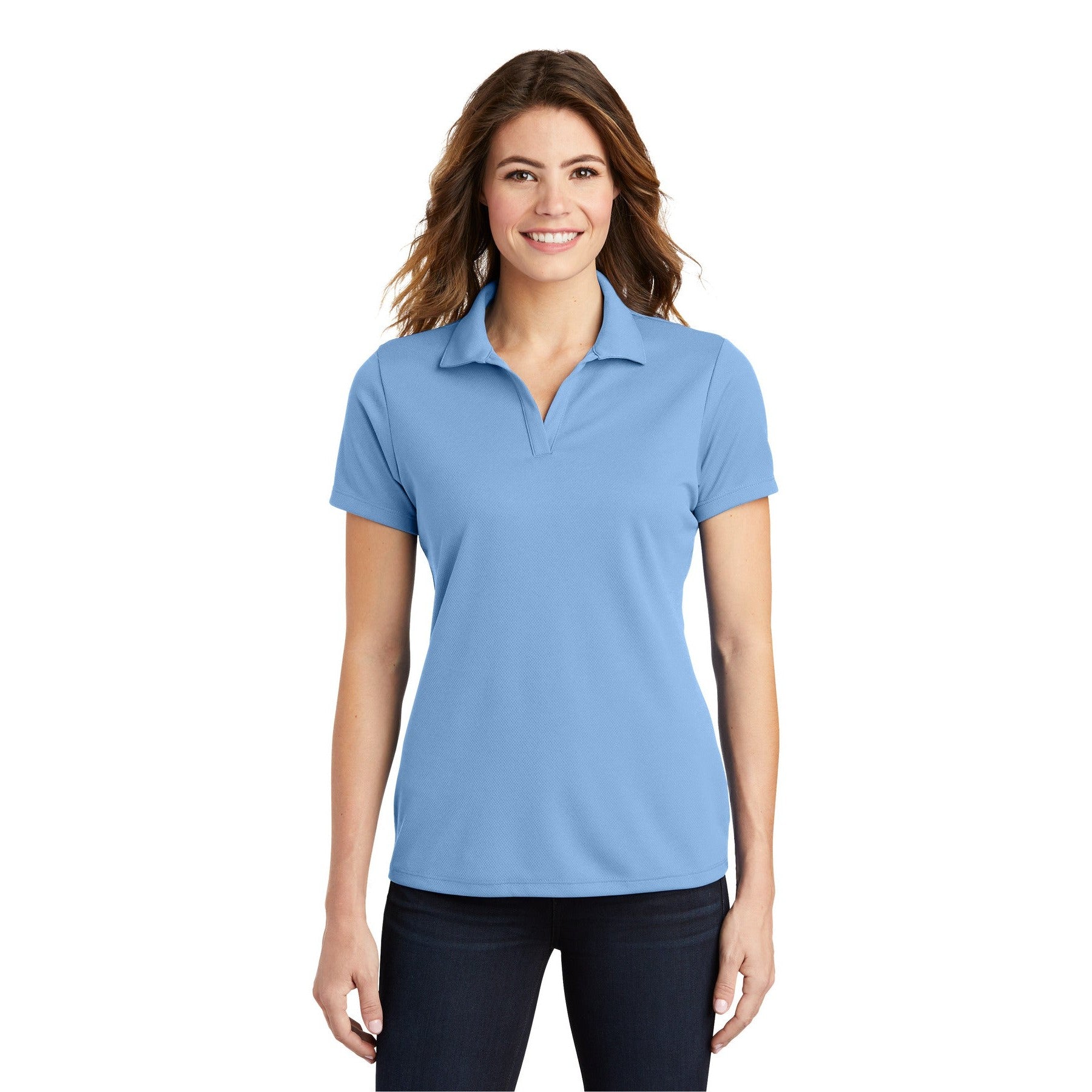 Sport-Tek-Sport-Tek® Women's PosiCharge® RacerMesh® Polo. LST640-MedTech-3