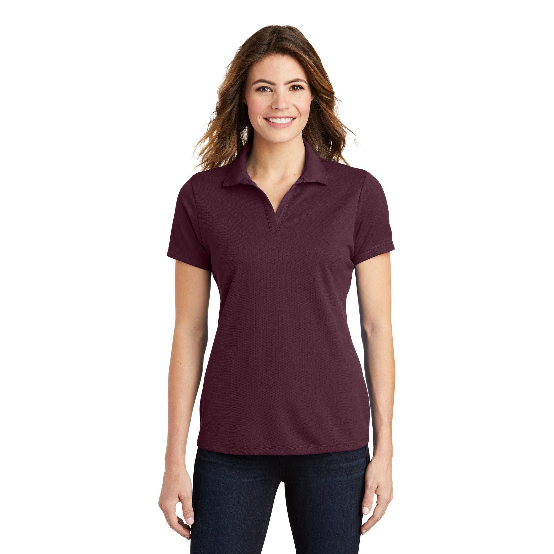 Sport-Tek-Sport-Tek® Women's PosiCharge® RacerMesh® Polo. LST640-MedTech-11
