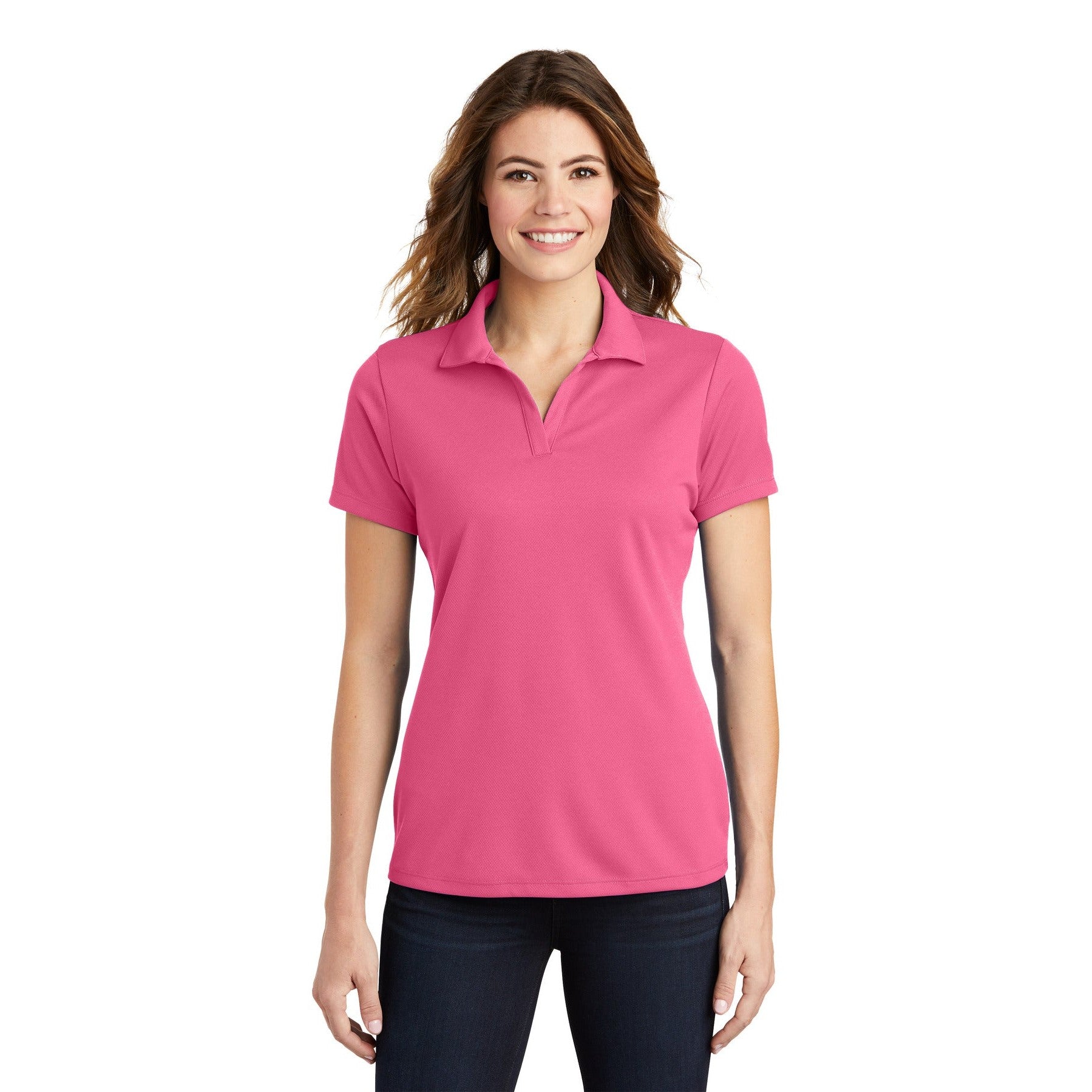 Sport-Tek-Sport-Tek® Women's PosiCharge® RacerMesh® Polo. LST640-MedTech-2