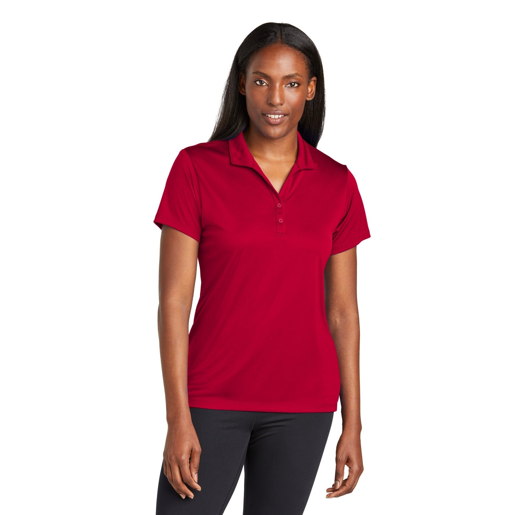 Sport-Tek-Sport-Tek® Women's PosiCharge® Re-Compete Polo LST725-MedTech-3