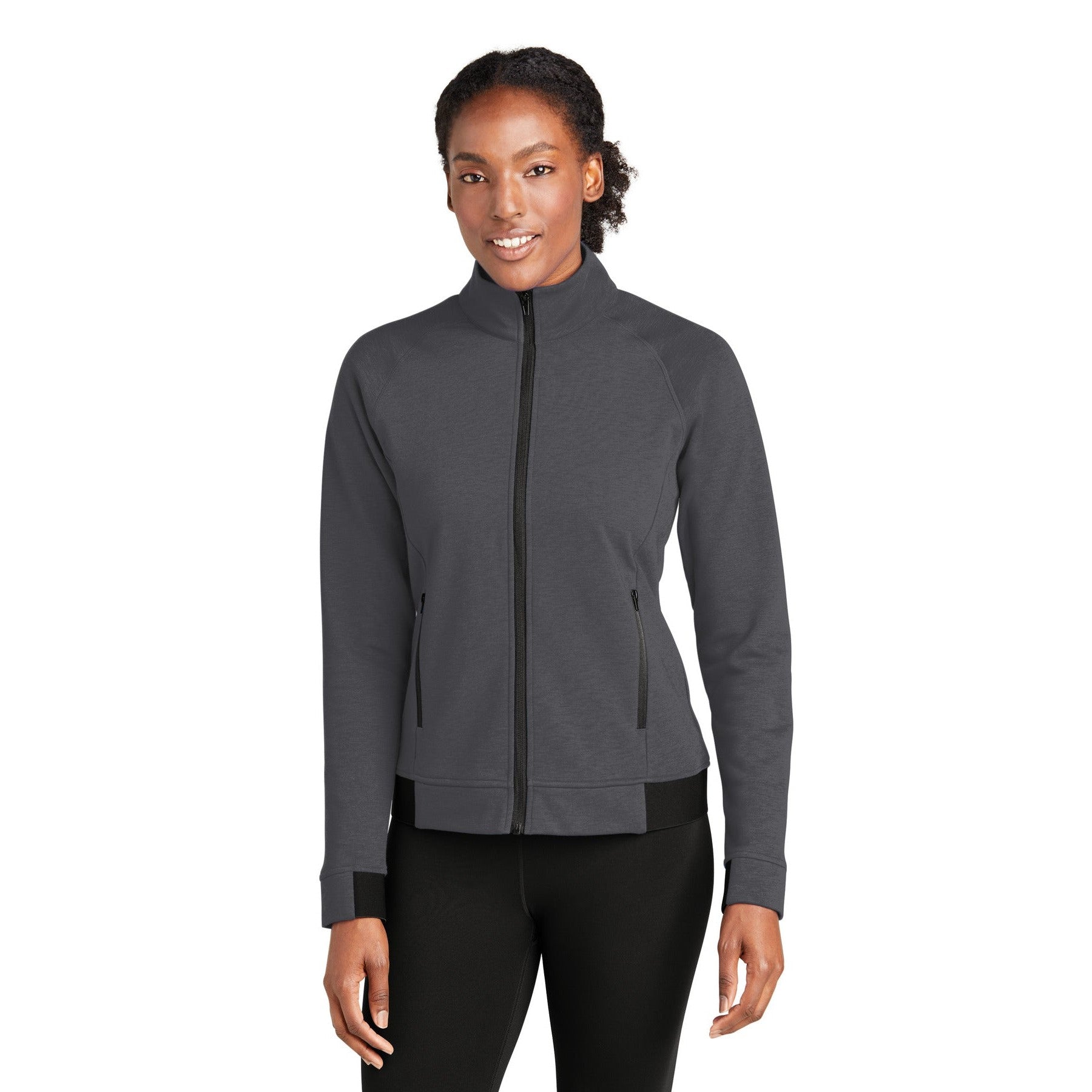 Sport-Tek-Sport-Tek® Women's PosiCharge® Strive Full-Zip LST570-MedTech-2