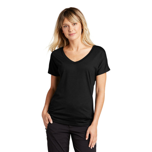 Sport-Tek-Sport-Tek ® Women's PosiCharge ® Tri-Blend Wicking Dolman Tee. LST401-MedTech-1