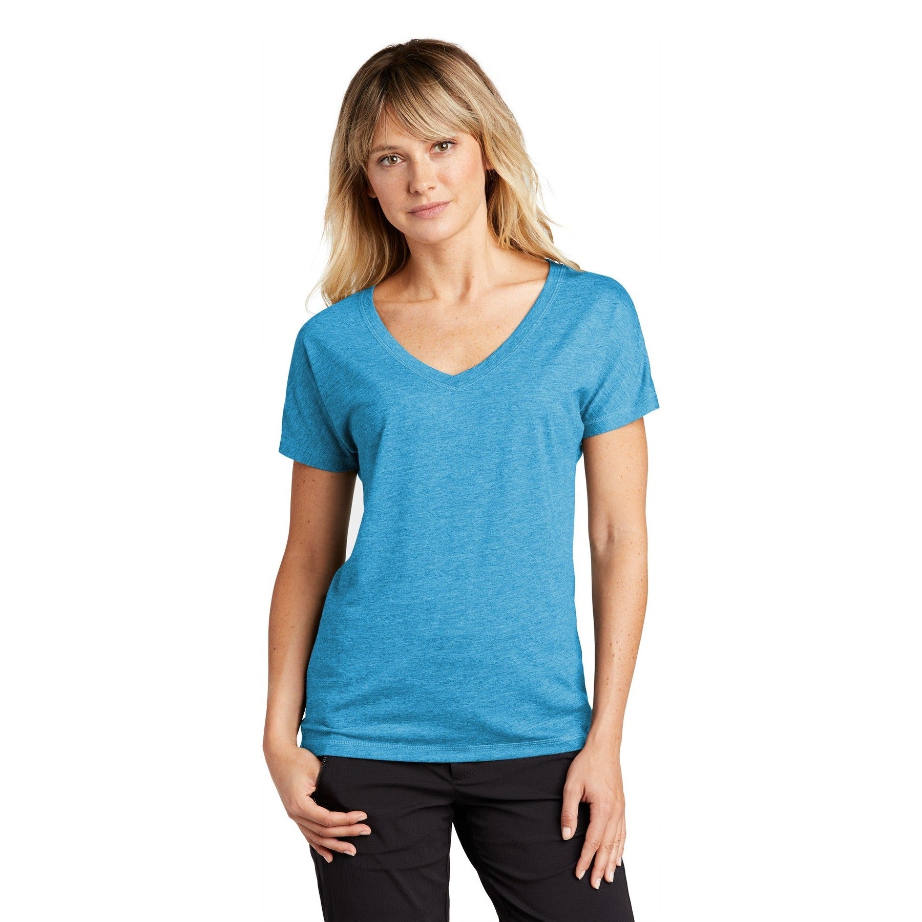Sport-Tek-Sport-Tek ® Women's PosiCharge ® Tri-Blend Wicking Dolman Tee. LST401-MedTech-2