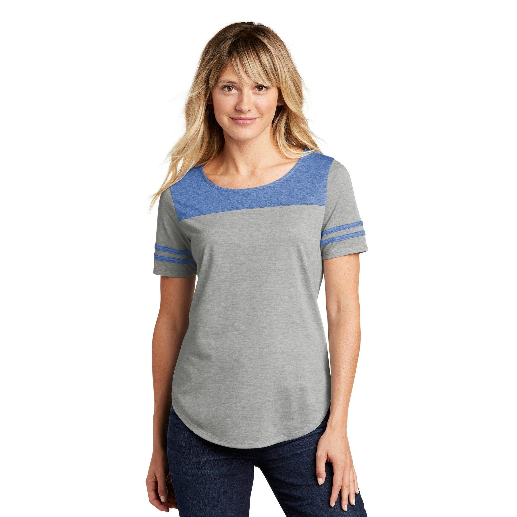 Sport-Tek-Sport-Tek ® Women's PosiCharge ® Tri-Blend Wicking Fan Tee. LST403-MedTech-6