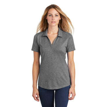 Sport-Tek-Sport-Tek ® Women's PosiCharge ® Tri-Blend Wicking Polo. LST405-MedTech-2