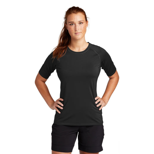 Sport-Tek-Sport-Tek ® Women's Rashguard Tee. LST470-MedTech-1