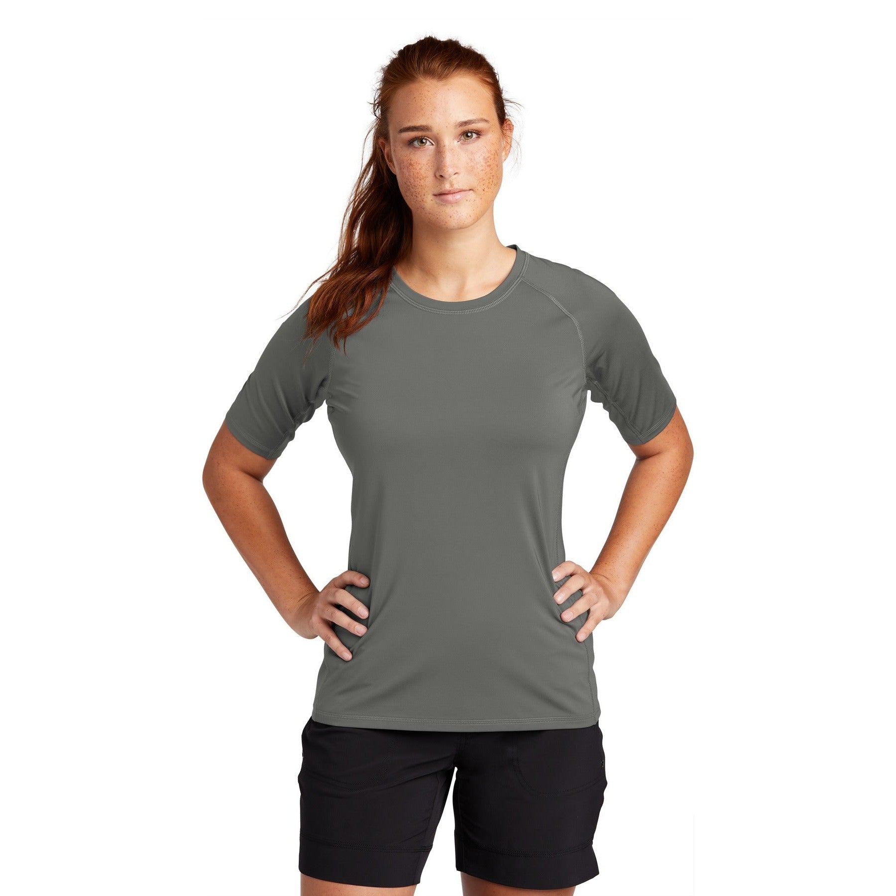 Sport-Tek-Sport-Tek ® Women's Rashguard Tee. LST470-MedTech-2