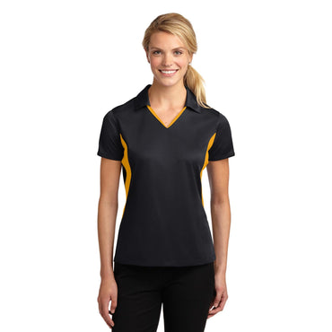 Sport-Tek-Sport-Tek® Women's Side Blocked Micropique Sport-Wick® Polo. LST655-MedTech-2