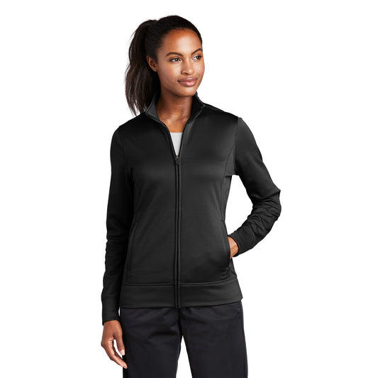 Sport-Tek-Sport-Tek® Women's Sport-Wick® Fleece Full-Zip Jacket. LST241-MedTech-1