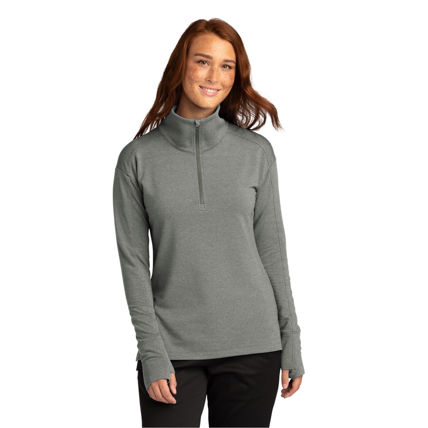 Sport-Tek-Sport-Tek® Women's Sport-Wick® Flex Fleece 1/4-Zip. LST561-MedTech-3