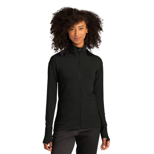 Sport-Tek-Sport-Tek® Women's Sport-Wick® Flex Fleece Full-Zip. LST560-MedTech-1