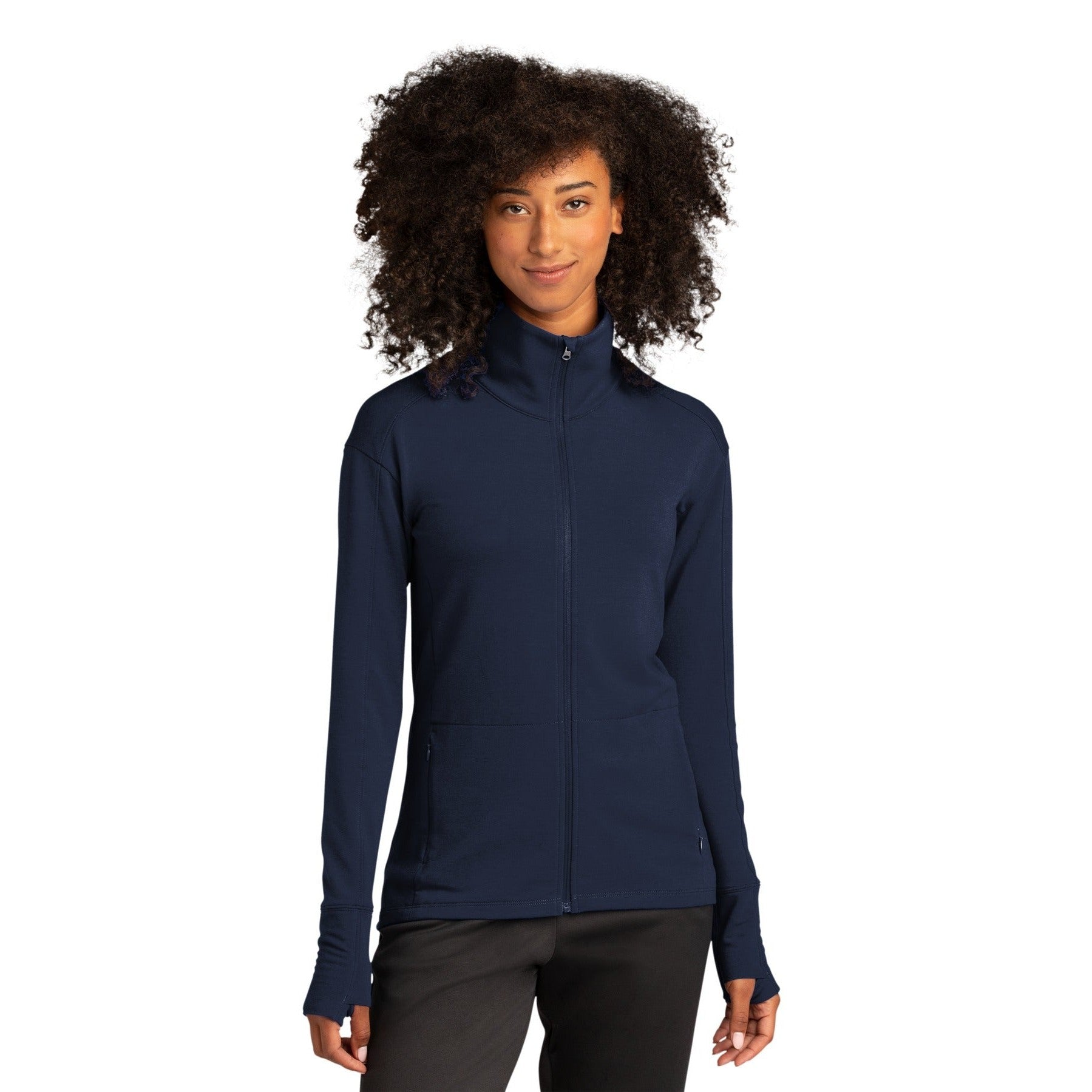 Sport-Tek-Sport-Tek® Women's Sport-Wick® Flex Fleece Full-Zip. LST560-MedTech-4